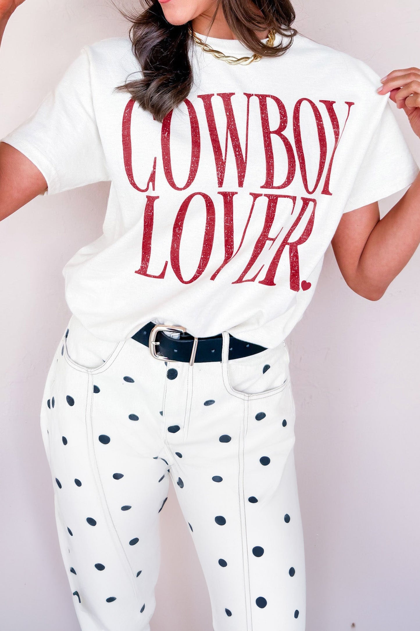 "Cowboy Lover" Western Graphic Tee