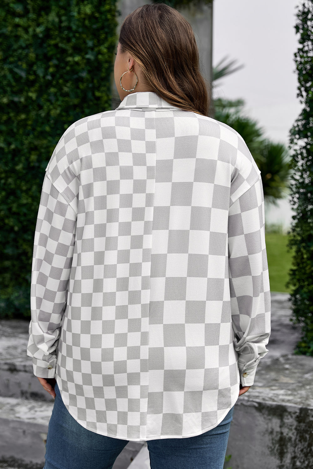 Khaki Checkered Western Jacket