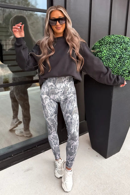 Trailside Camouflage High Waist Leggings