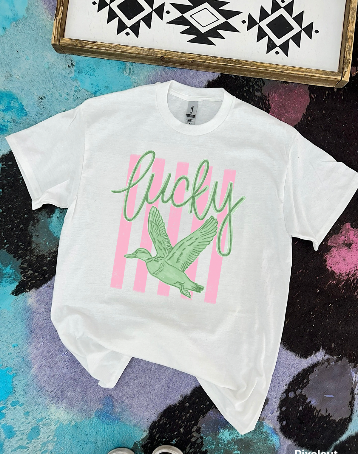 Lucky Duck Tee or Crewneck