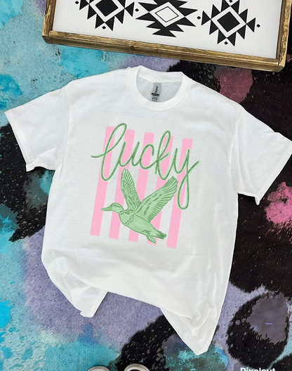 Lucky Duck Tee or Crewneck