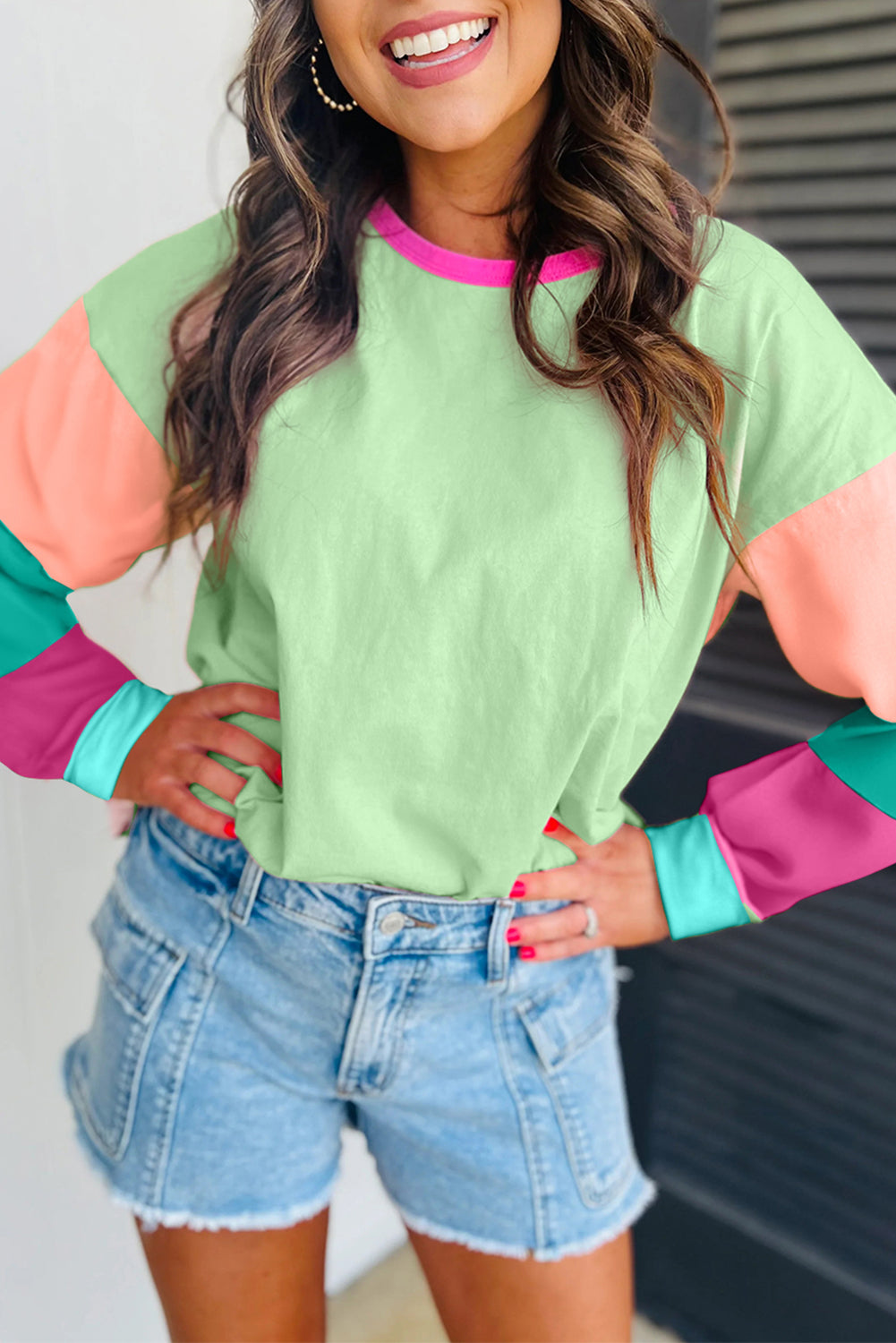 Prairie Colorblock Patchwork Top