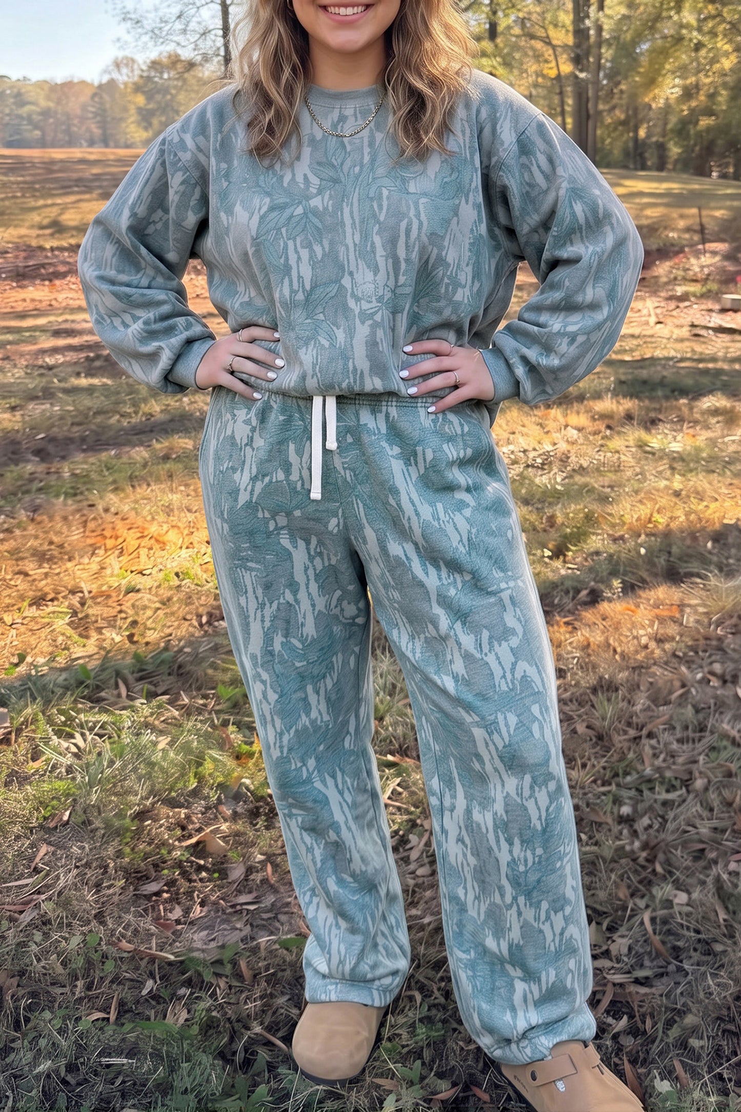 Marsh Botanical Plus Size Lounge Set