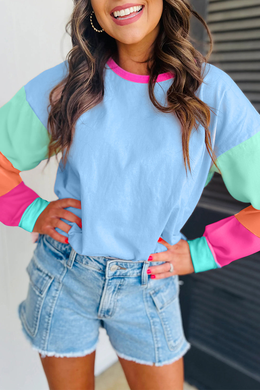 Prairie Colorblock Patchwork Top