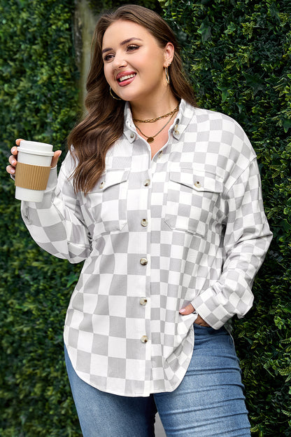 Khaki Checkered Western Jacket