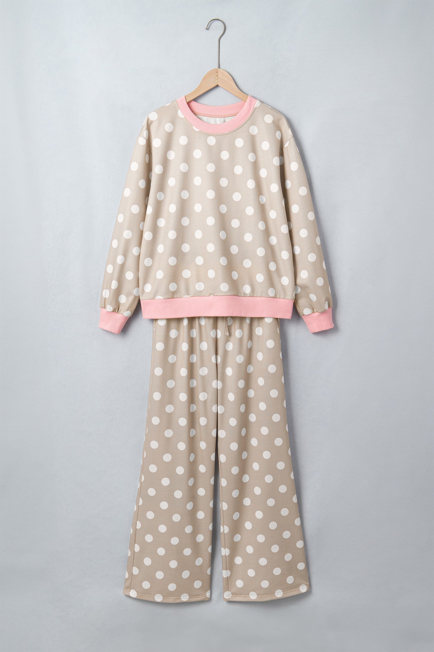 Sweet Talk Polka Dot Top And Pants Set