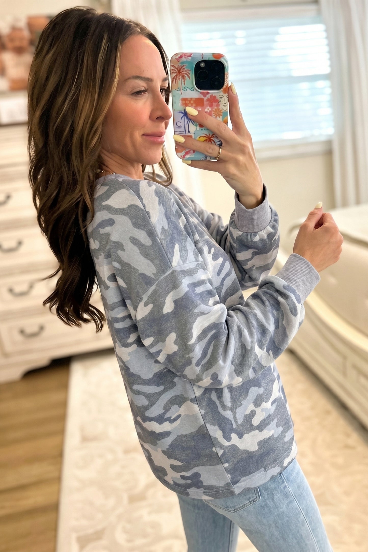 Riverbend Camouflage Panel Top
