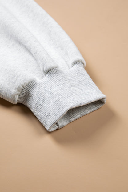 Contrast Patchwork Oversized Hoodie