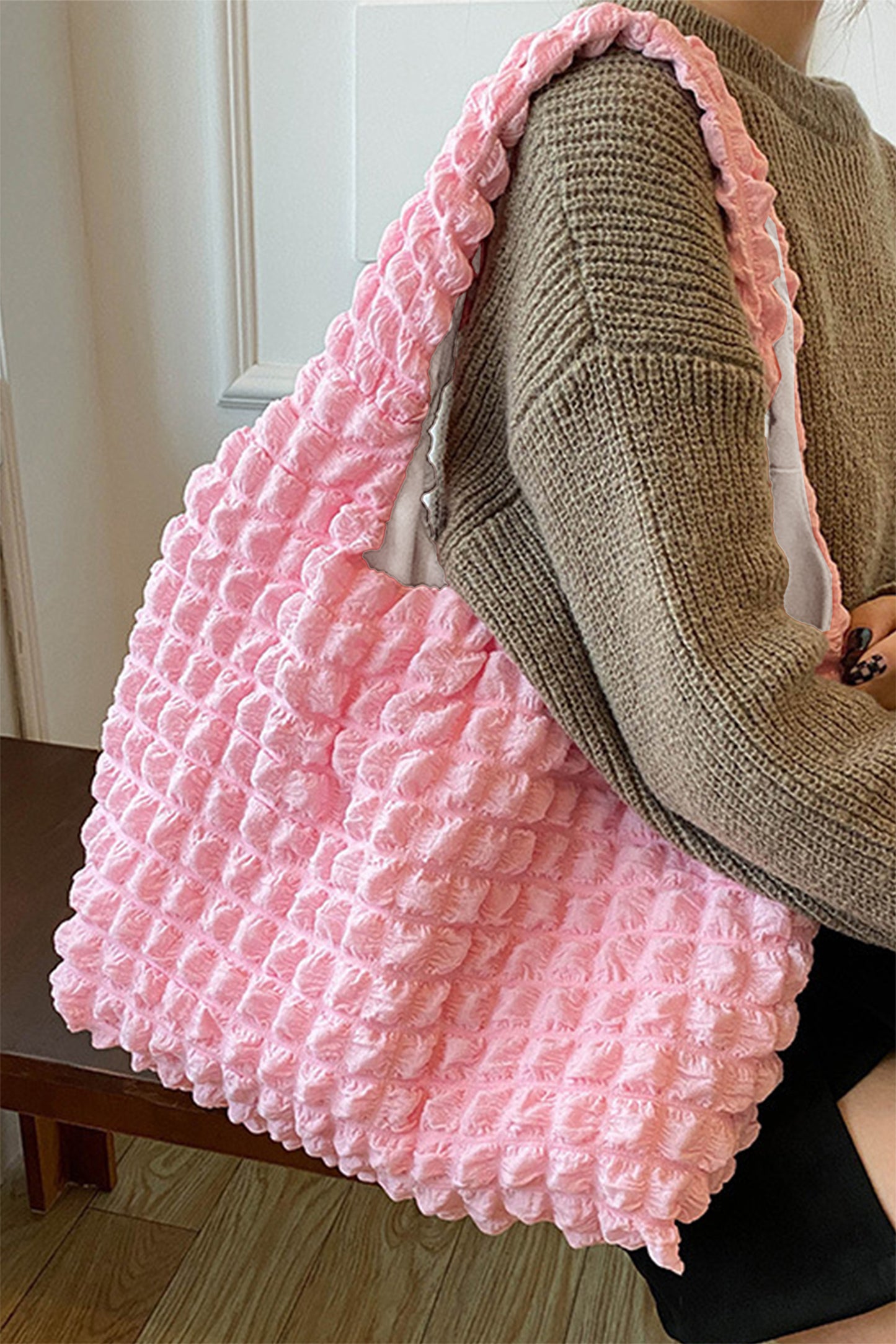Cloud Nine Textured Tote Bag