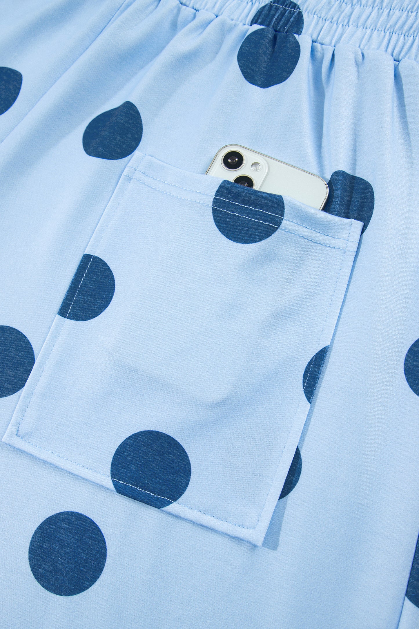Daybreak Polka Dot Plus Size Wide Leg Pants
