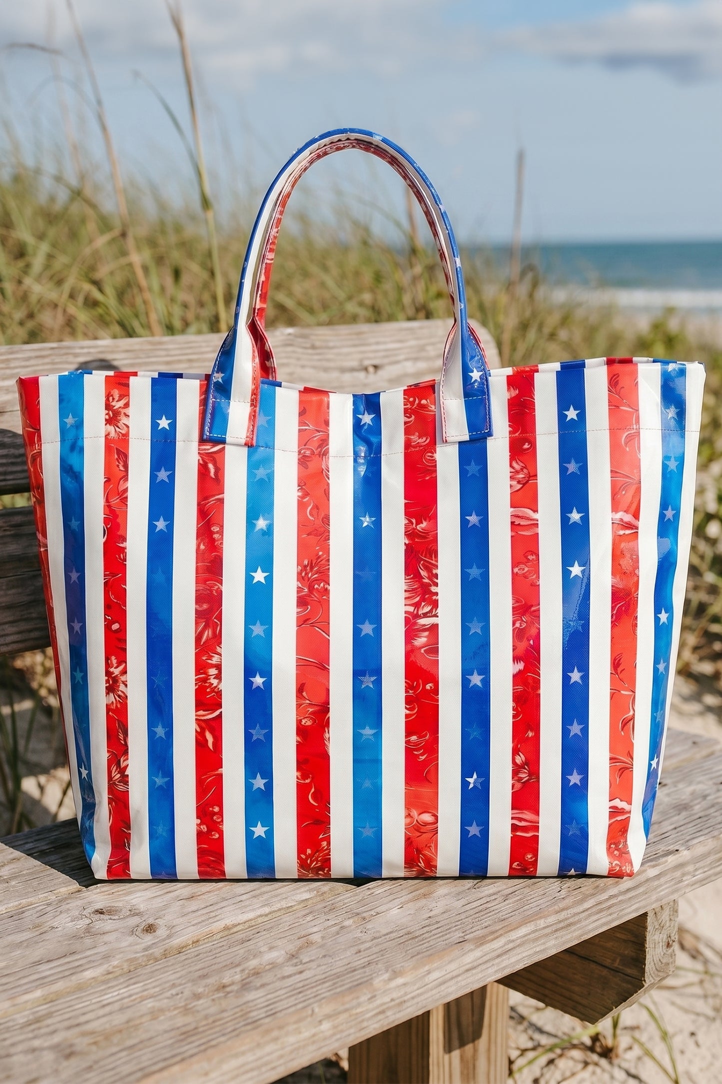 Field Day Polka Dot Vinyl Tote