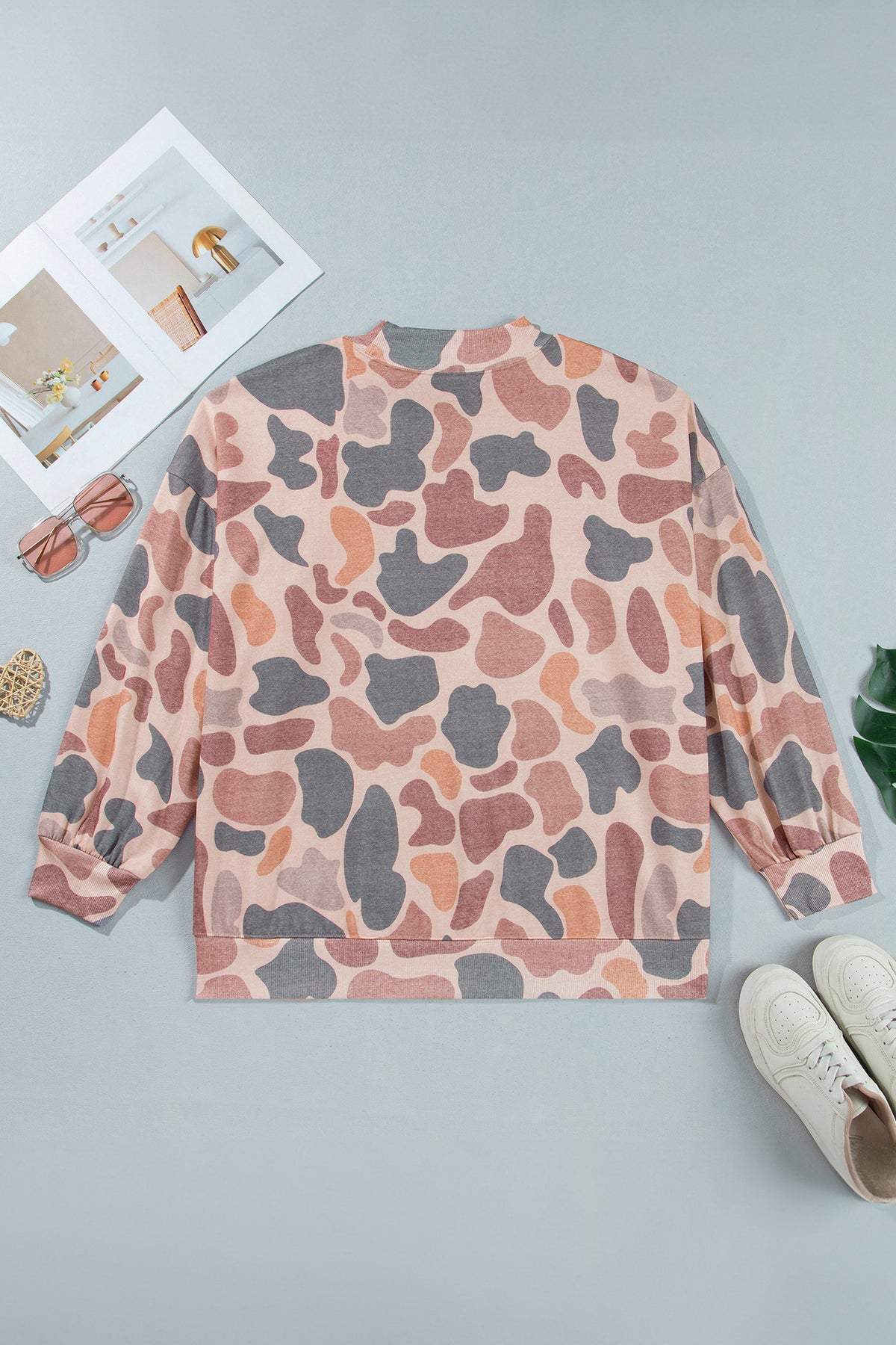 Howdy Camo Western Plus Size Sweatshirt