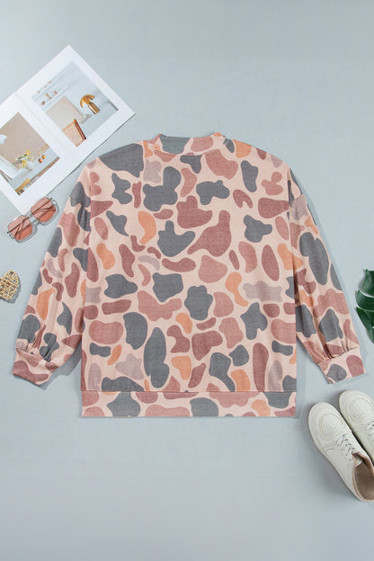 Howdy Camo Western Plus Size Sweatshirt