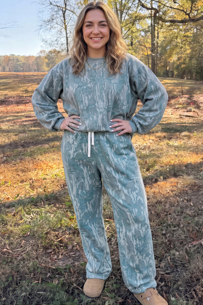 Marsh Botanical Plus Size Lounge Set