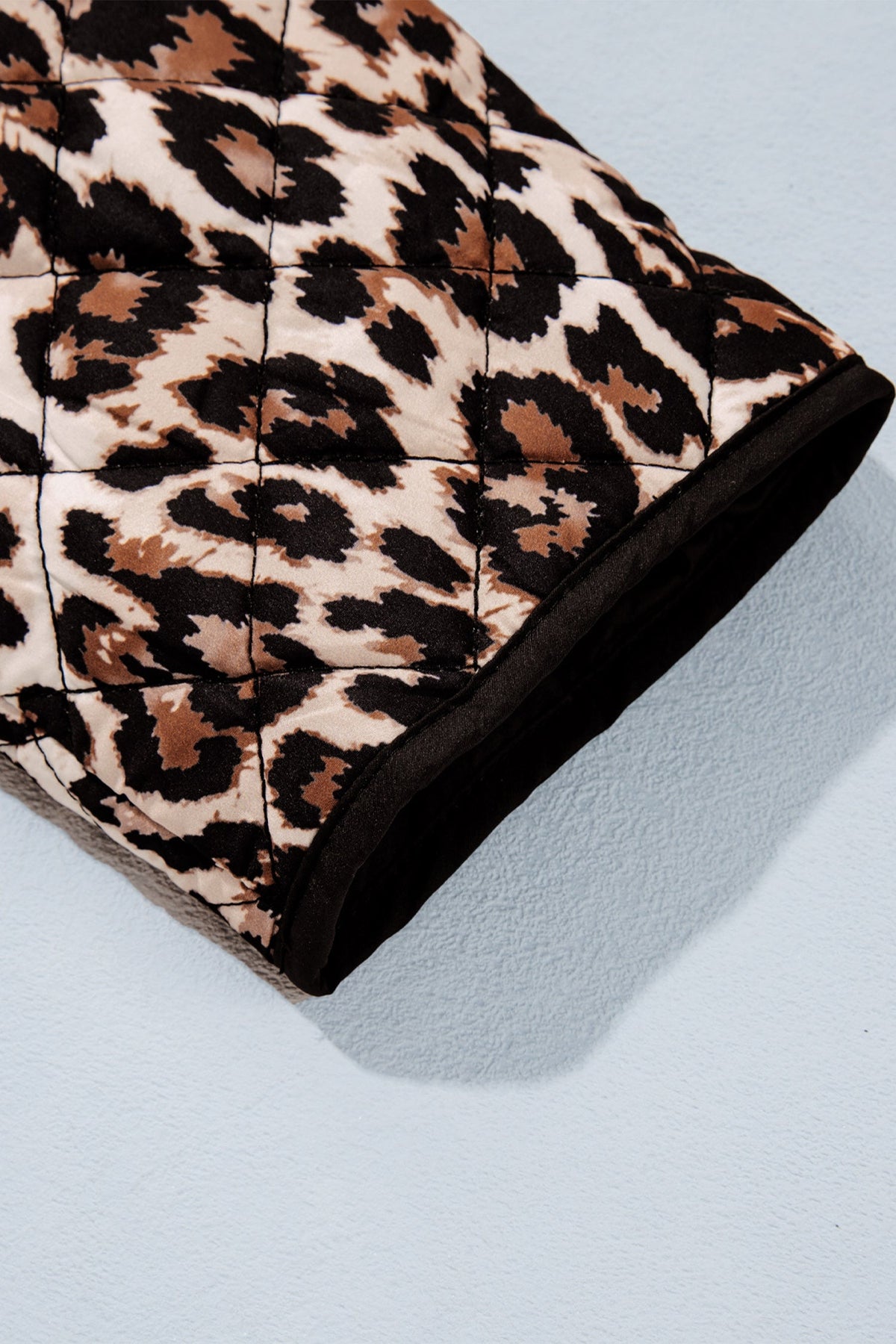 Leopard Quilted Button-Front Jacket — product image 5