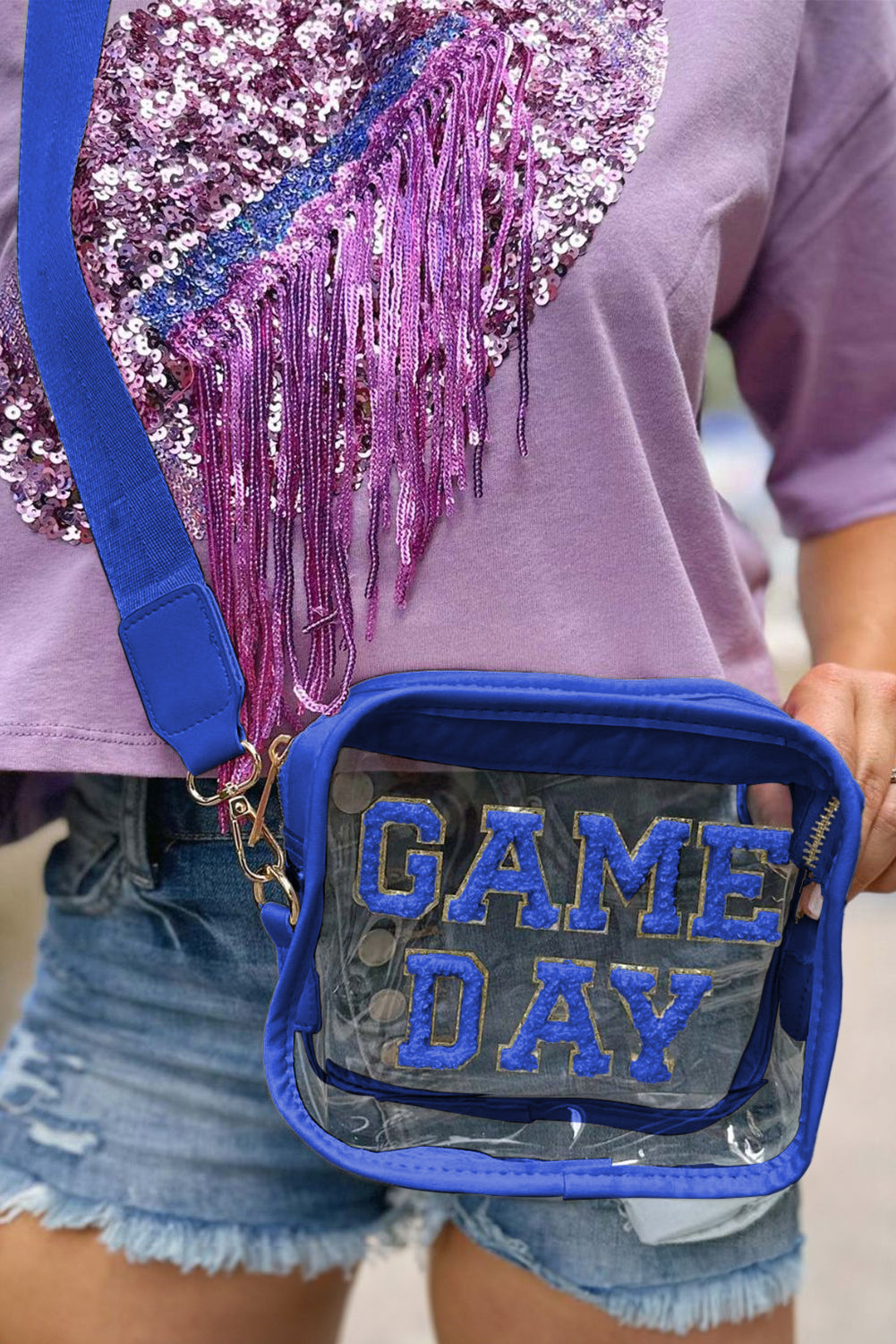 Friday Night Game Day Clear Bag