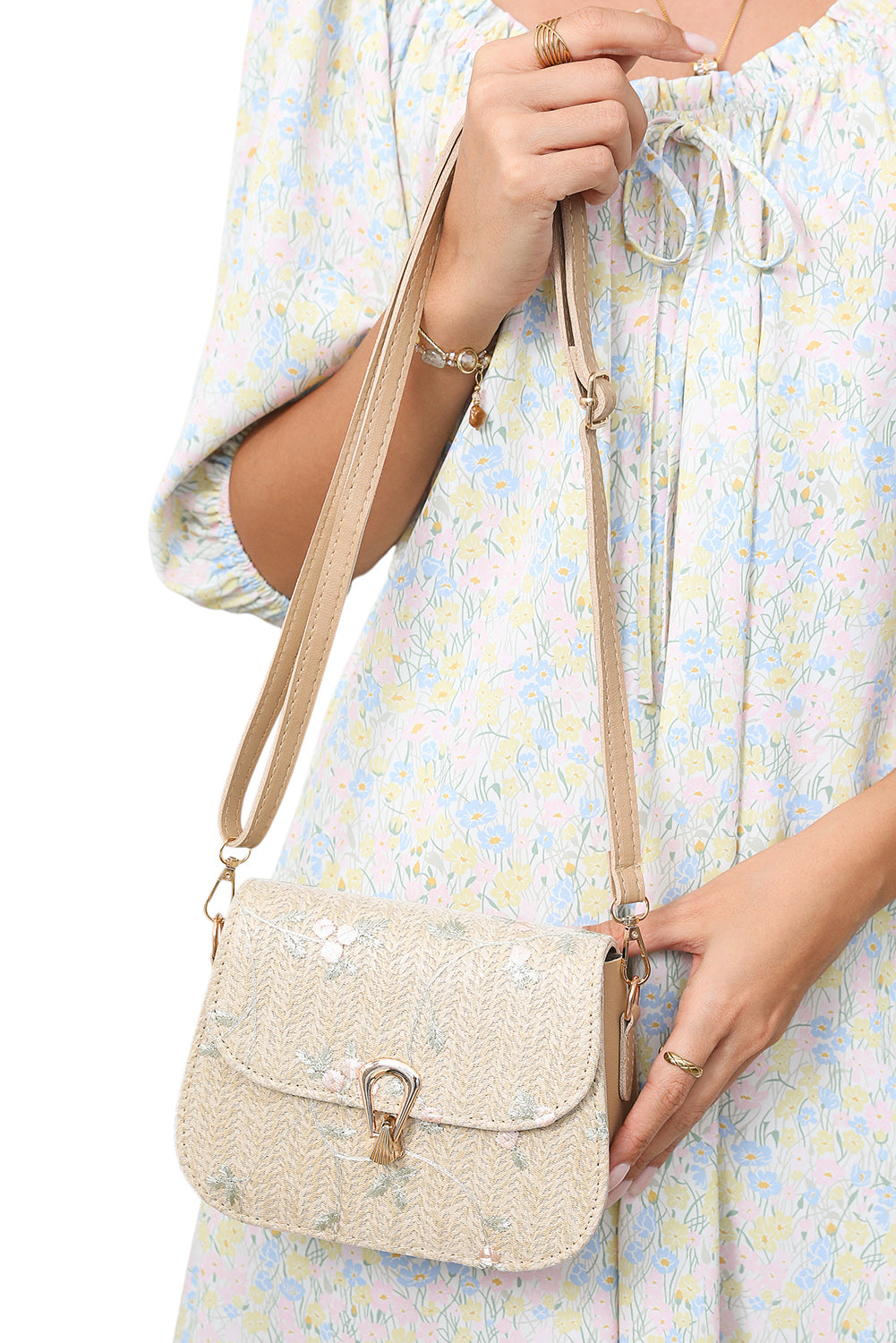 Cove Woven One Shoulder Bag