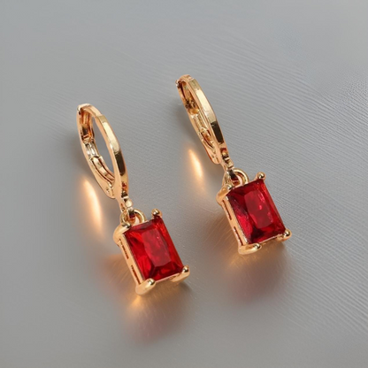 Beautiful Gold and Red Huggies
