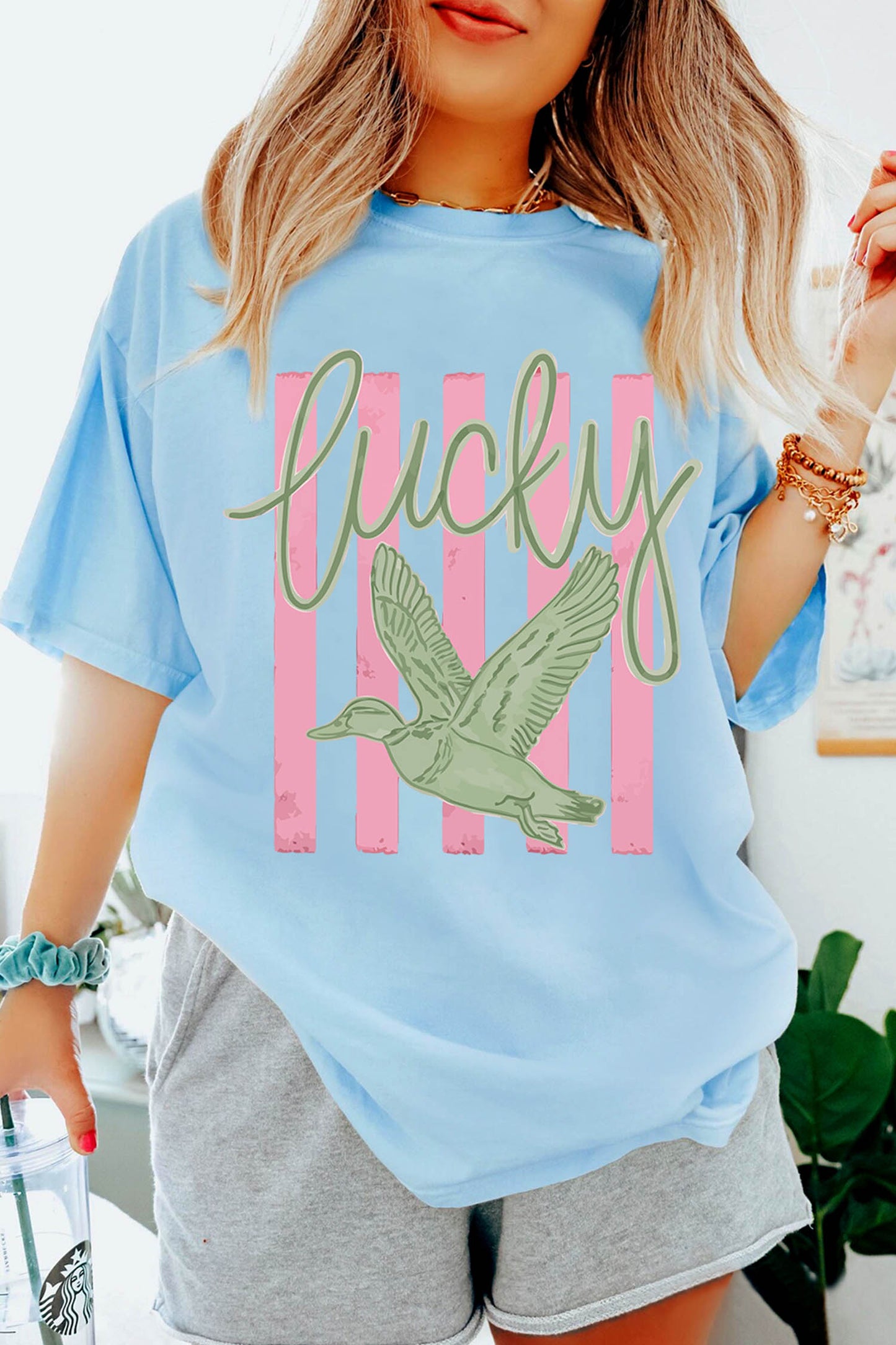 Lucky Duck Western Graphic Tee