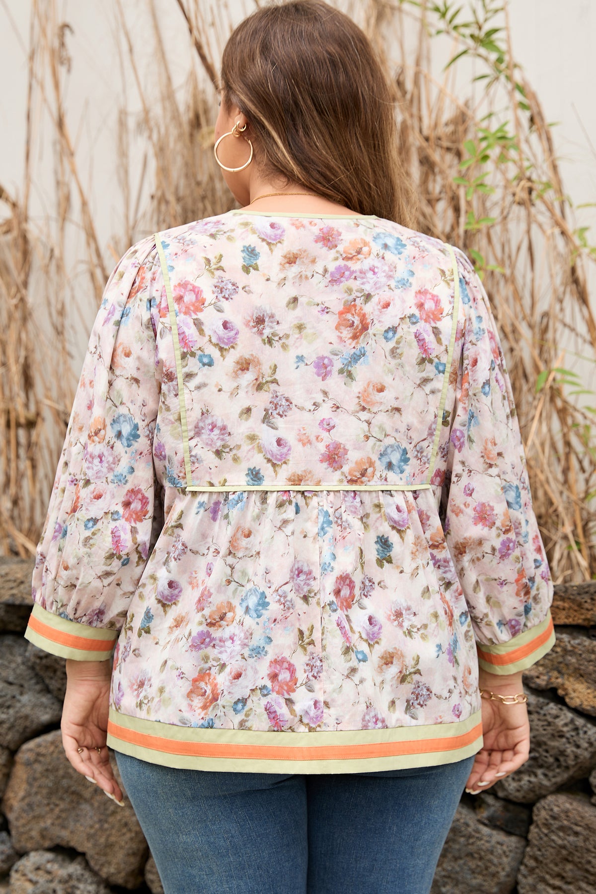 Floral Babydoll Blouse