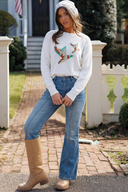 Mallard Drop Shoulder Knit Sweater