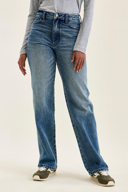 Judy Blue Rigid Magic Straight Leg Jeans — Everyday Indigo