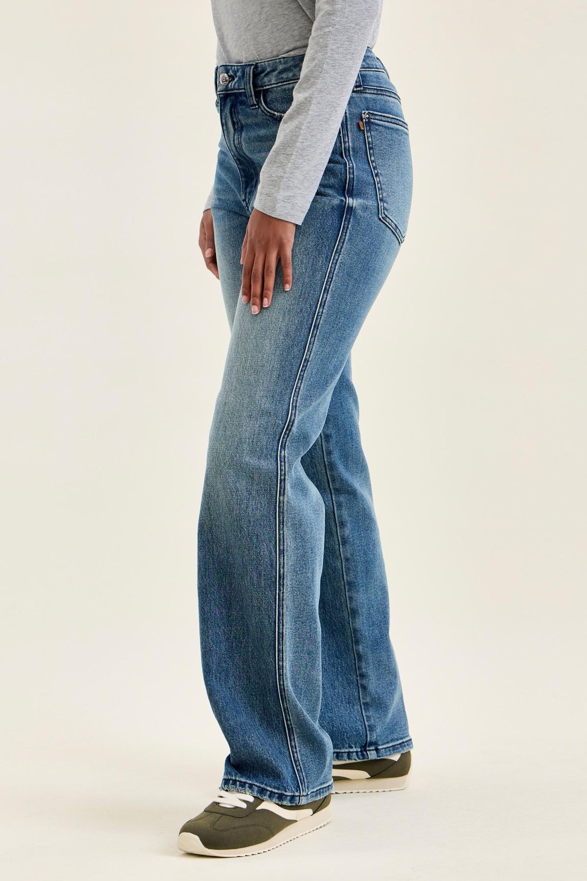 Judy Blue Rigid Magic Straight Leg Jeans — Everyday Indigo