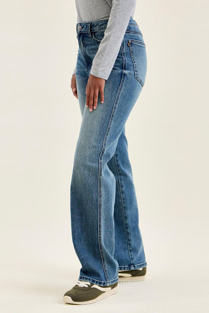 Judy Blue Rigid Magic Straight Leg Jeans — Everyday Indigo