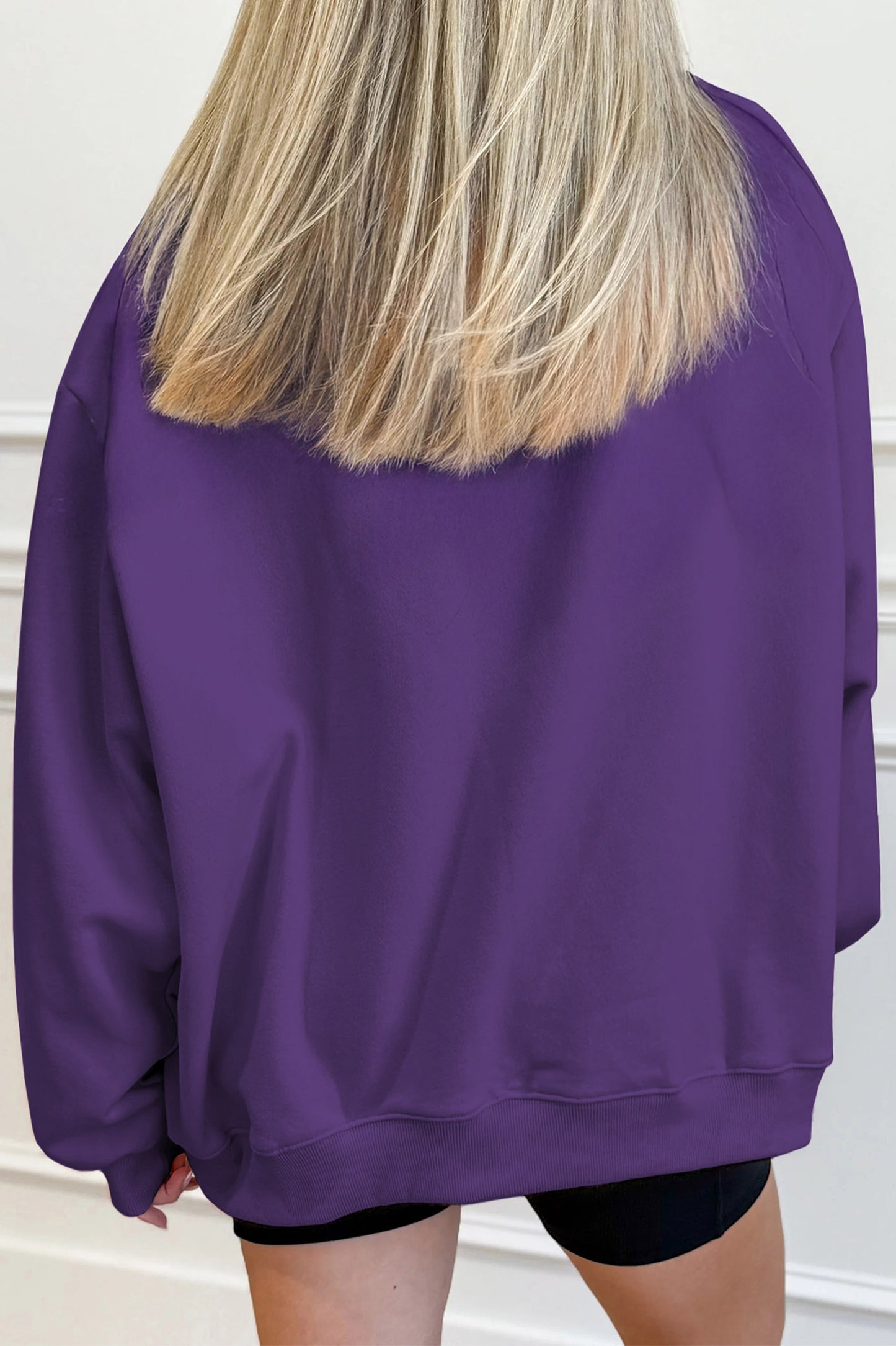 Ghostlight Sequin Mock Neck Sweatshirt