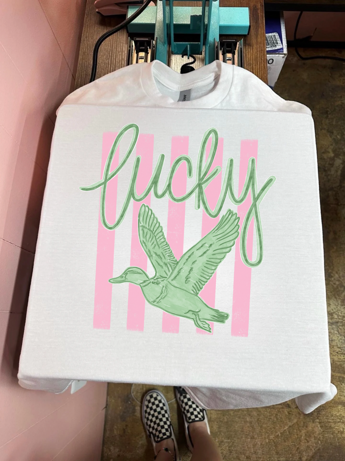 Lucky Duck Tee or Crewneck