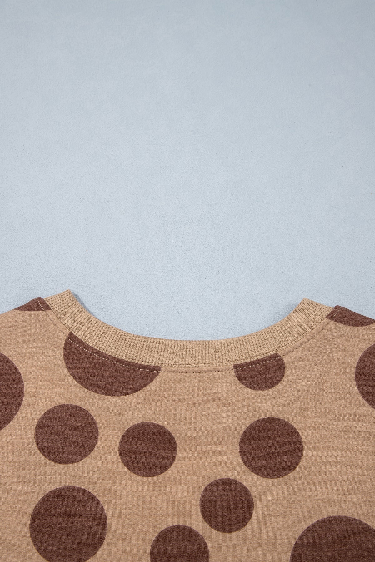 Khaki Polka Dot Relaxed Pant Set