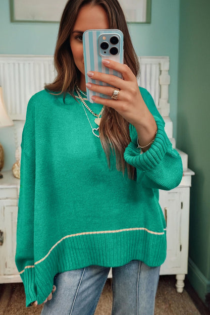 Easygoing Drop Shoulder Sweater