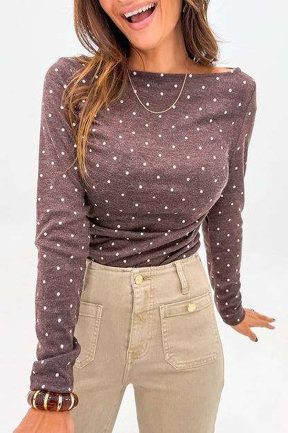 Daisy Polka Dot Knit Tee