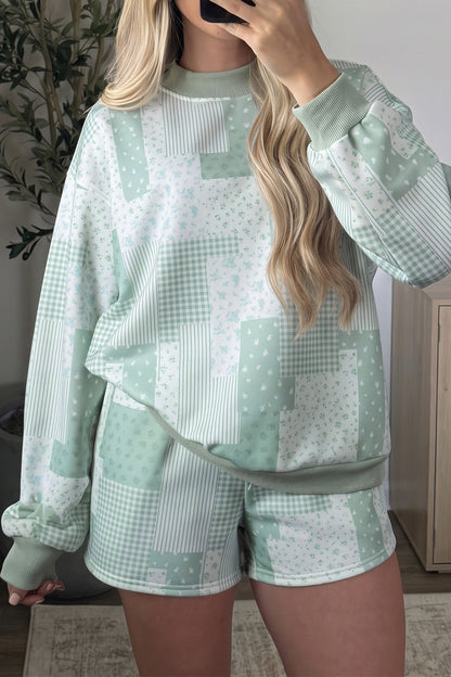 Garden Party Floral Shorts Set