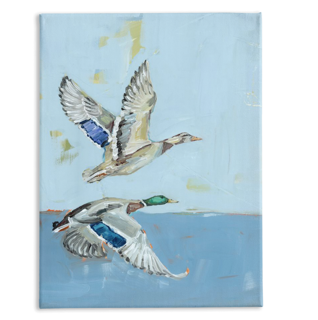 Soaring High Ducks Canvas Print