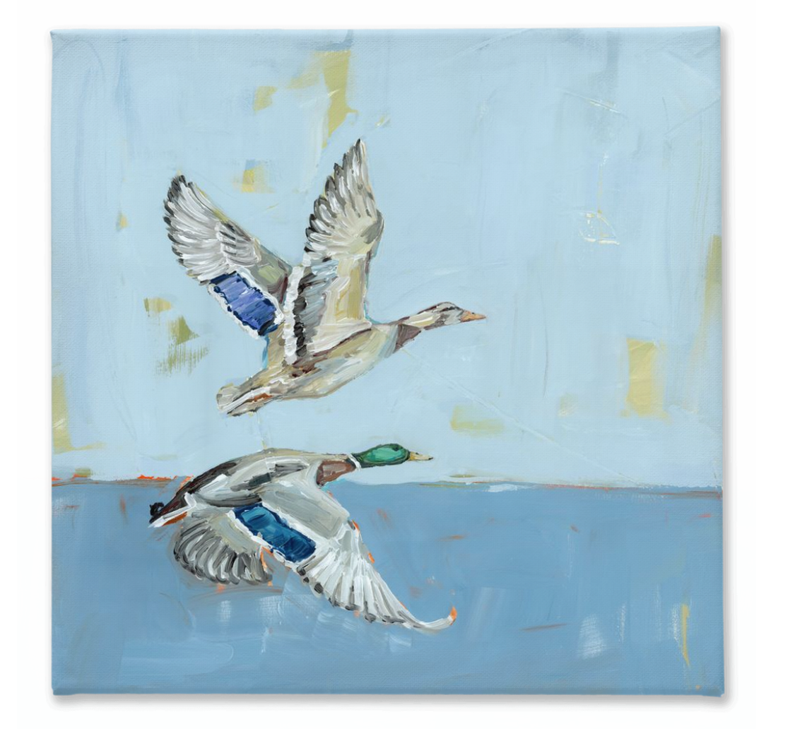 Soaring High Ducks Canvas Print