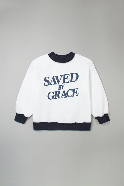 Saved by Grace Colorblock Sweatshirt