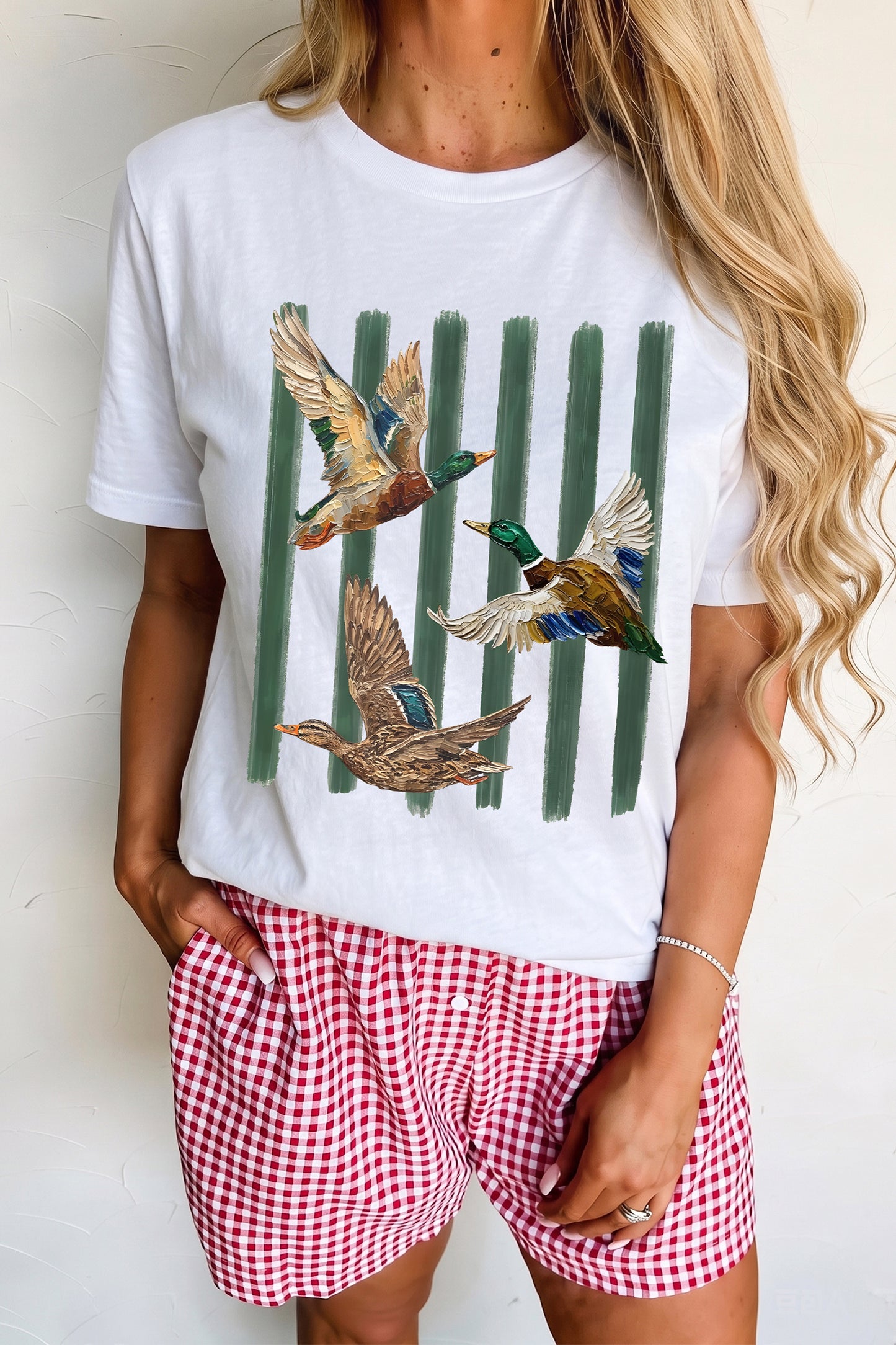 Greenhead Stripe Mallard Tee