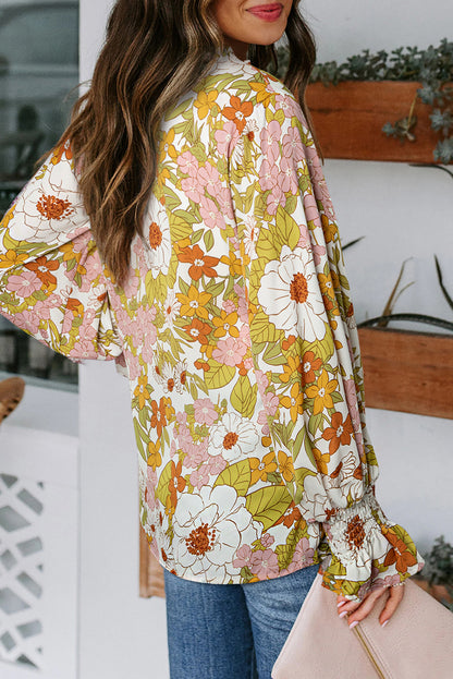 Meadow Floral Smocked Blouse