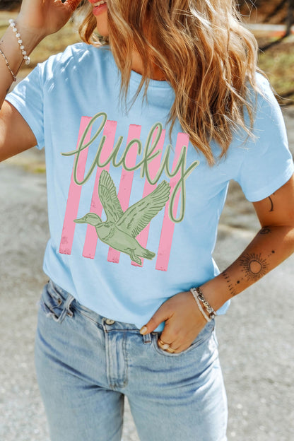 Lucky Duck Western Graphic Tee