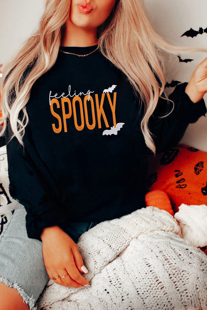 Feeling Spooky Embroidered Sweatshirt