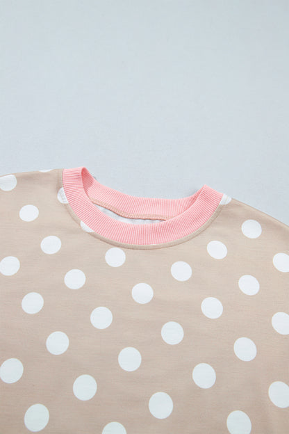 Sweet Talk Polka Dot Top And Pants Set
