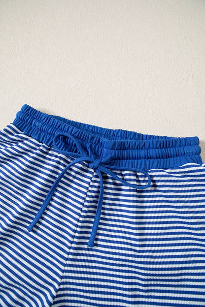 Weekend Stripe Shorts Set