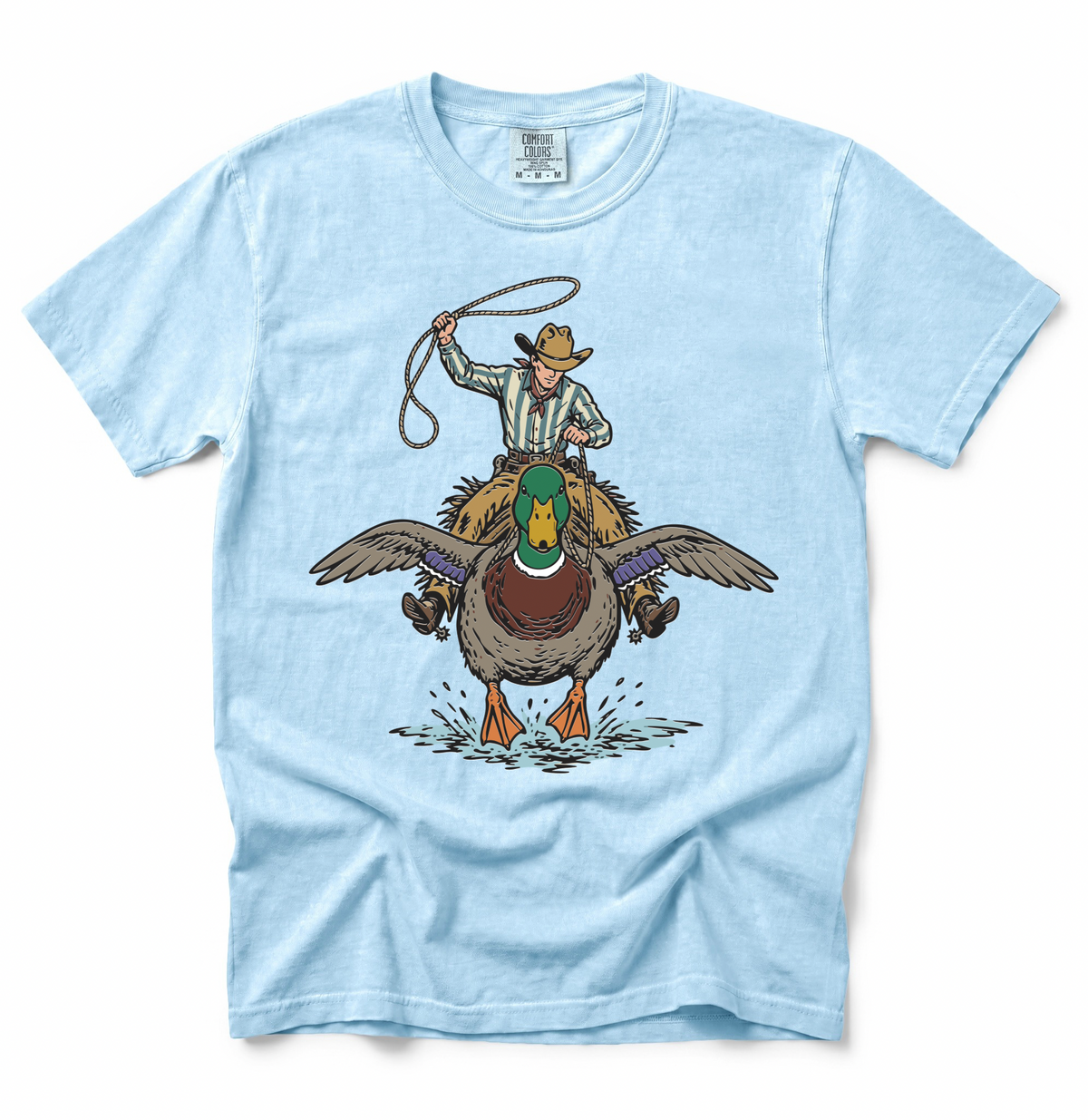 Cowboy Mallard Comfort Colors Tee