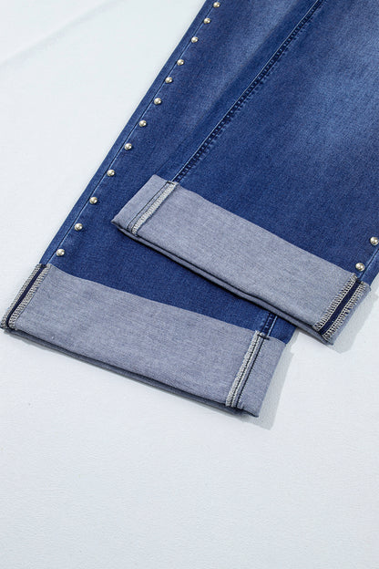 Canyon Studded Straight Leg Jeans