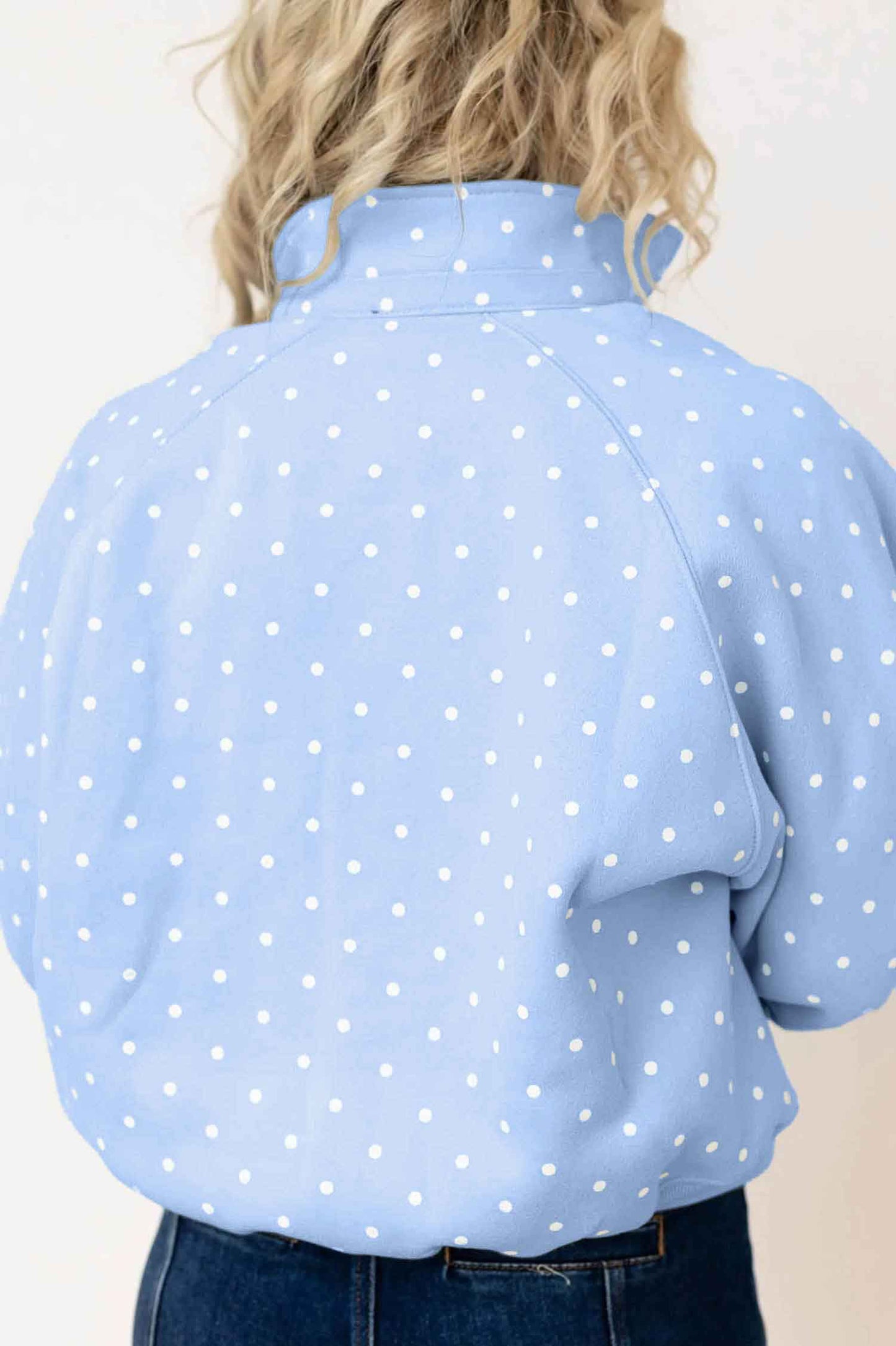 Daybreak Polka Dot Plus Size Sweatshirt