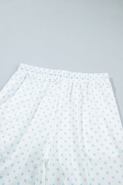 Polka Dot Colorblock Lounge Set