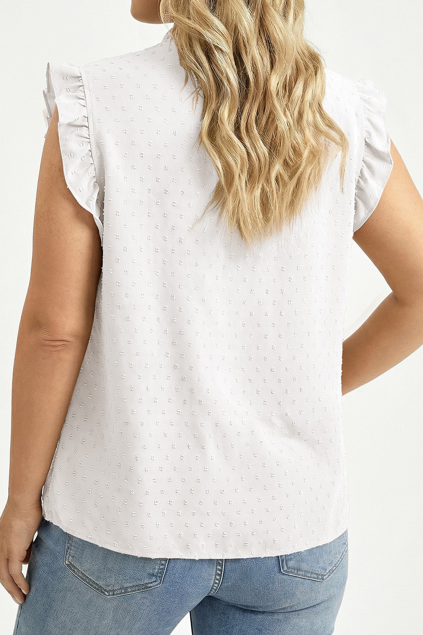 Lacewood Plus Size Swiss Dot Tank