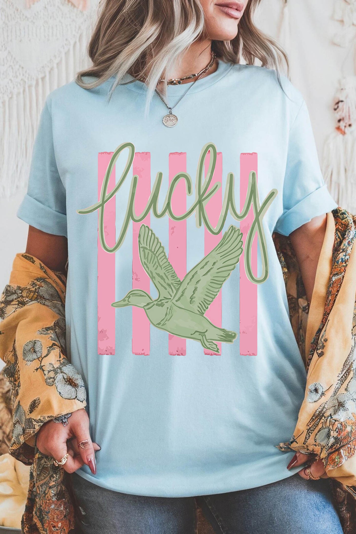 Lucky Duck Western Graphic Tee