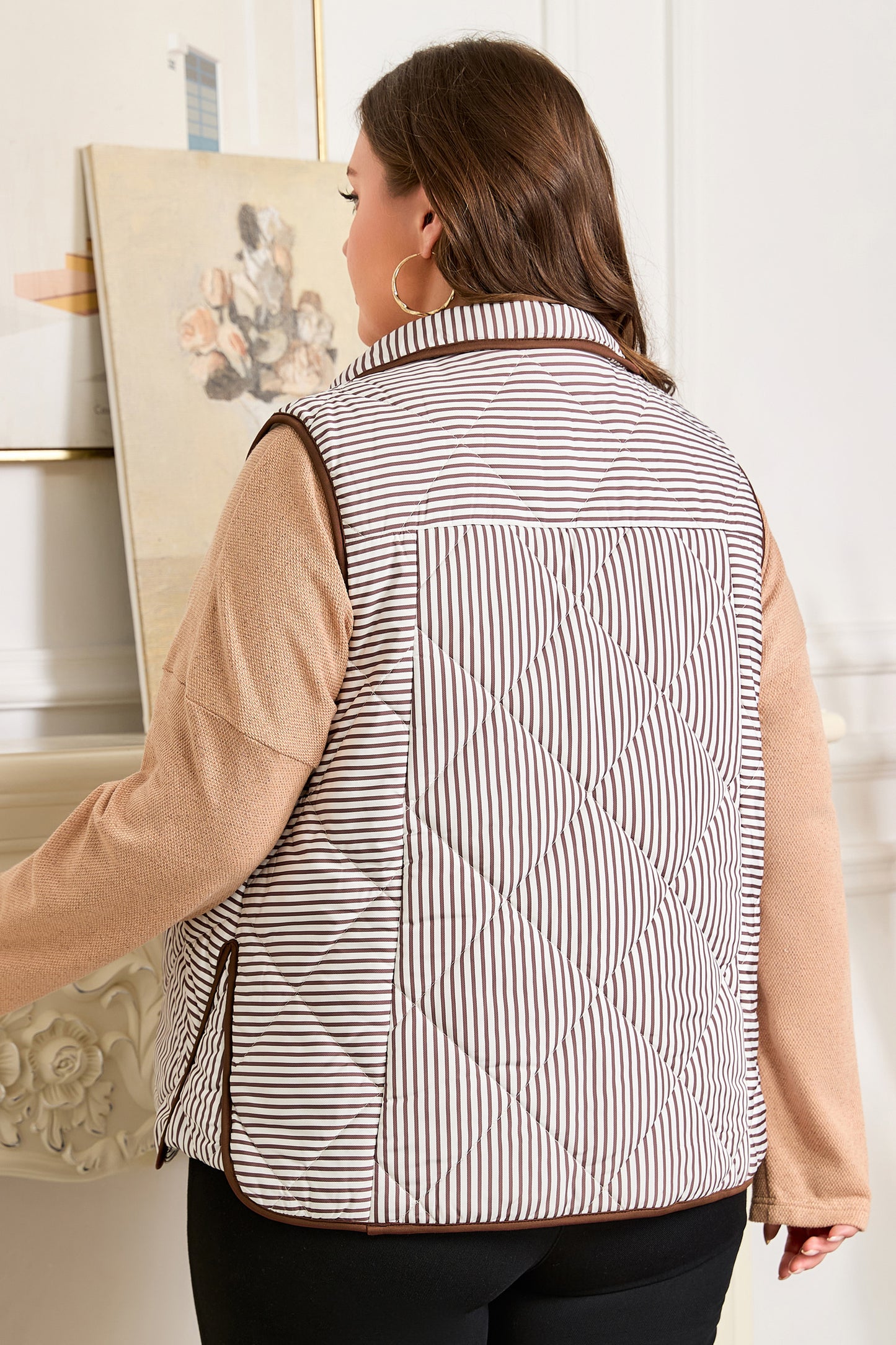 First Frost Plus Size Quilted Vest